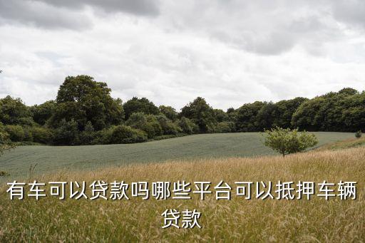 按揭车不押车贷款app(车辆贷款app)? (http://www.qacrysj.cn/) 知识问答 第1张