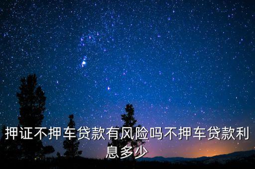 车子抵押贷款不押车(抵押车贷款风险大吗)? (http://www.qacrysj.cn/) 知识问答 第2张